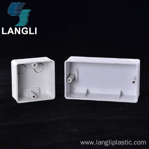 Electrical Pvc Junction Box Square PVC Pattress Box